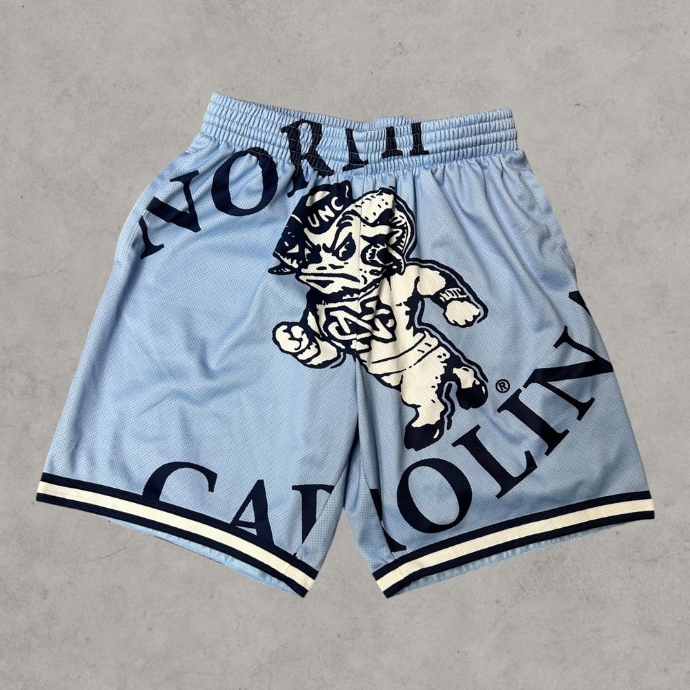Mitchell & Ness UNC Tar Heels Shorts Mens Large North Carolina Basketball Mesh